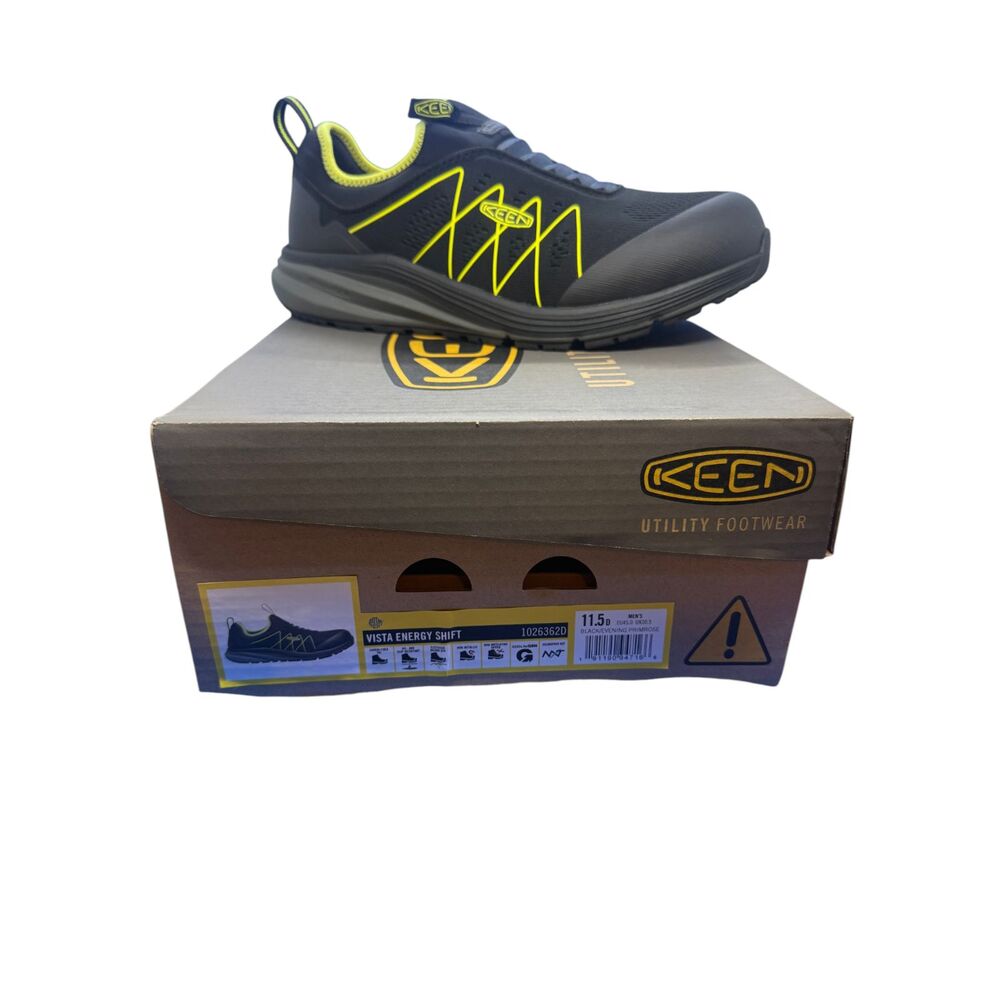 KEEN Vista Energy Shift ESD Carbon Toe Slip On Work Shoes Mens 11.5D 1026362D